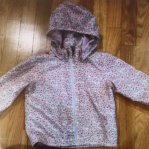Floral Kids Jacket with Hood